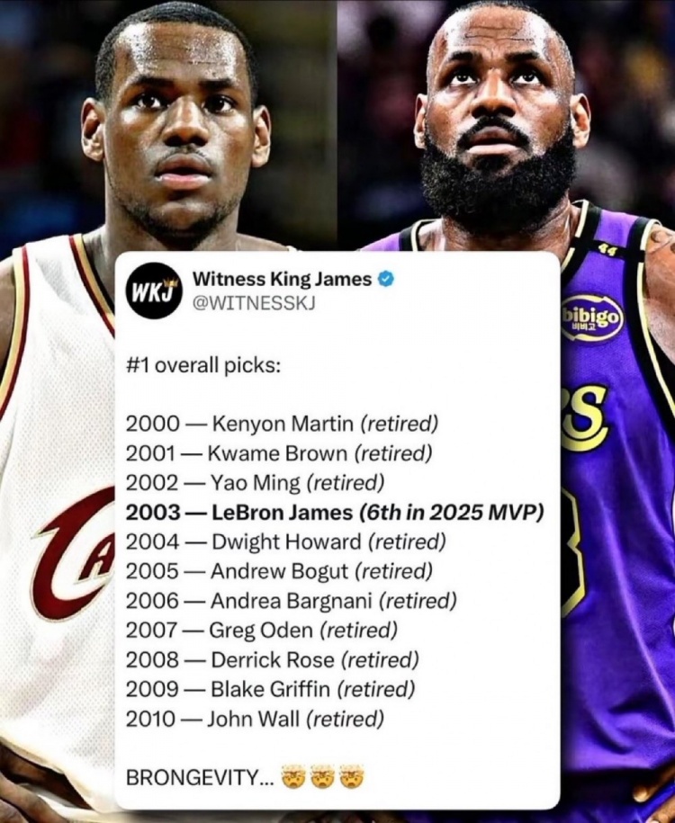 网页版登录入口-新世纪前11位状元：仅41岁老詹还在打 姚明罗斯格里芬沃尔已退役